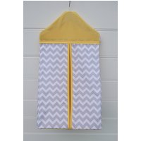Windel-stacker - Mit Gelb & Grau Chevron von Danoah