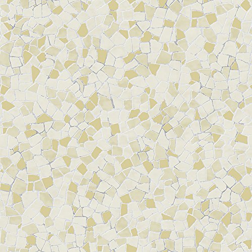 DansLemur 1053 – 2 Vliestapete mit Design Glass Mosaic, beige, 60 x 18 x 18 cm von DansLemur