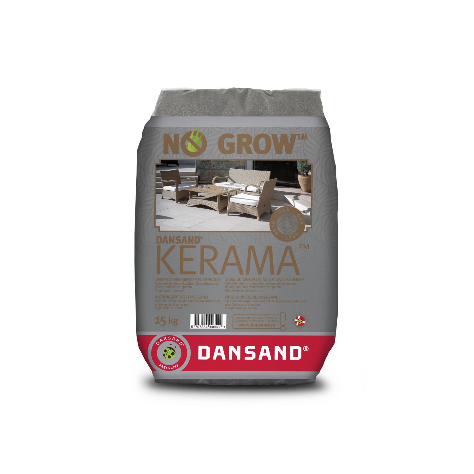 Dansand Fugensand 'No Grow' grau 15 kg Dansand Fugensand 'No Grow' grau 15 kg von Dansand