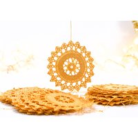 Antik 1920Er - 10-Teiliges Häkeldeckchen-Verzierungsset Geschnürte Deckchen Hand Gefertigt Sku Wanne-393-00005823-Os-166 von DansandAdiHomeDecor