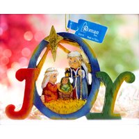 Vintag Krippendekoration Joy Aus Harz - Von Roman Feiertag, Weihnachten, Weihnachten Musikantenengel Sku 30-404-00033712 von DansandAdiHomeDecor