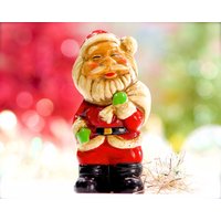 Vintage 1950Er Jahre - Japan Chalkware Weihnachtsschmuck Handbemaltes Ornament Sku 23-D-00033663 von DansandAdiHomeDecor