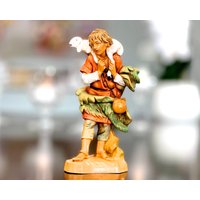 Vintage 1992 - Original Fontanini Depose Italy Gabriel Figur Junge Schäfer Krippenfigur Roman Inc Italien Sku 15-C2-00013690 von DansandAdiHomeDecor