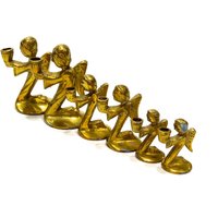 Vintage 6 Kleine Messing Engel Kerzenhalter - Wohnkultur Ssku 14-A2-00008811 von DansandAdiHomeDecor