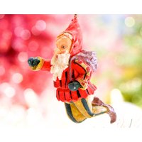 Vintage Harz Elfe Halten Weiße Taube Ornament - Feiertage, Weihnachten, Xmas Sku 16-E1-00033708 von DansandAdiHomeDecor