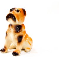Vintage Keramik Boxer Figur - Hunde Handgefertigt Handbemalt Geschenkidee Sku 24-C-00010653 von DansandAdiHomeDecor
