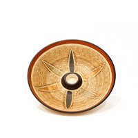 Vintage Kerzenständer Aus Keramik - Midcentury Modernist Design Sku 22-C-00013874 von DansandAdiHomeDecor