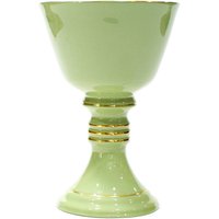 Vintage Seltene Lenox Grüne Gold Ziervase - Porzellan Vase Sku 23-E-00011803 von DansandAdiHomeDecor