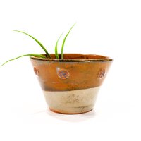 Vintage Signierte Handgefertigte Studiokeramik Von Marilyn R - "Bird Signiture" Planter Studio Pot Sku 27-D-00015512 von DansandAdiHomeDecor