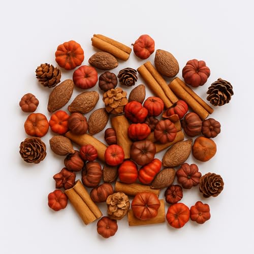 Dansib Natürliche Herbst-Potpourri-Tüten, Herbstschalenfüller, Mischung mit Mini-Kürbis-Putka-Hülsen, Tannenzapfen, Zimtstücken und Hagebutten, für Vase, Glasfüller, Thanksgiving & Herbstdekoration Dansib Natürliche Herbst-Potpourri-Tüten, Herbstschalenfüller, Mischung mit Mini-Kürbis-Putka-Hülsen, Tannenzapfen, Zimtstücken und Hagebutten, für Vase, Glasfüller, Thanksgiving & Herbstdekoration von Dansib