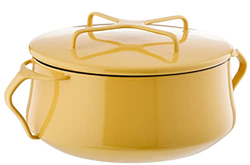 Dansk 848973 Casserole Kobenstyle Yellow 2 Qt. Kasserolle, Edelstahl, gelb von Dansk