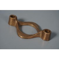 Vintage Kerzenständer Michael Harjes Kerzenhalter 60Er 70Er Candle Holder 60S 70S Mid Century Bronze Brutalist Design Kerzen von DanskandMore