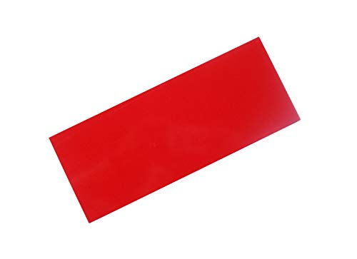 Spacer G10 4"X 10" X 0.04" (100x250x1mm) Handling Material für die Messerherstellung,Miarta Knife Scales Slab (rot) von Danuland