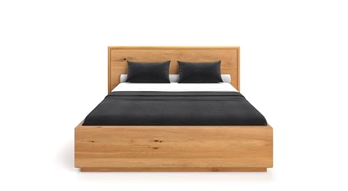 Danzz Exklusives Holzbett Valor mit Behälter, Zeitlose Gestalt (200x200) von Danzz