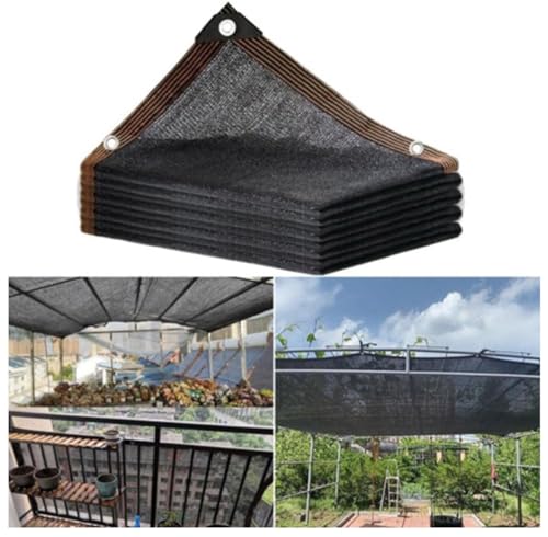 Schattierungsnetz Sonnenschutznetz Garten Schattennetz Mit Ösen Sonnensegel Windschutznetz Beschattungsnetz Für Outdoor Terrasse Pergola Balkon Gewächshaus Hühnerstall Gartengemüse(Size:2m*2m) von DaoGeSir