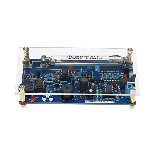 Daoco Zusammengebautes Strahlungsdetektorsystem, DIY Miller Tube Tube Nuclear Radiation Detector Geiger Counter Kit Module Experimental Module, Multicolor von Daoco
