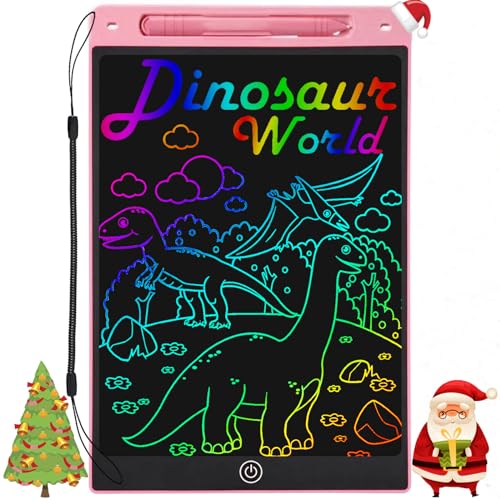 Daover LCD Schreibtafel 12 Zoll, LCD Writing Tablet, Maltafel Zaubertafel, Schreibtafel Elektronisch, löschbar Handschrift Block, Wiederholtes Schreiben Und Zeichnen, Kinderspielzeug ab 3 Jahre Rosa von Daover