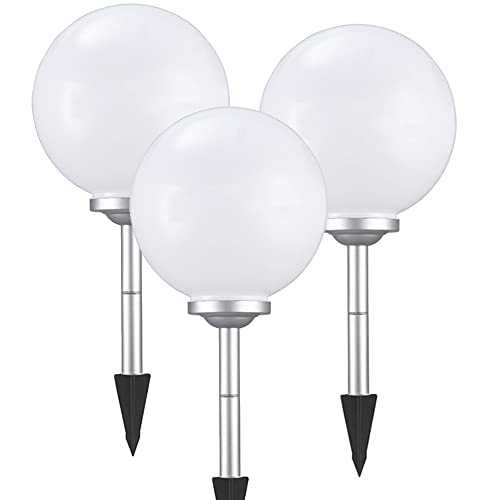 3 x Solar-Kugelleuchte OLA Drm. 30cm Garten-Deko-Beleuchtung Dekokugel mit Erdspieß Boden-Wege-Lampe 3 x Solar-Kugelleuchte OLA Drm. 30cm Garten-Deko-Beleuchtung Dekokugel mit Erdspieß Boden-Wege-Lampe von Dapo