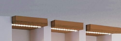 Dapo 3x Verlängerungs-Stick für LED-Lichtleiste Lichtfarbe kaltweiß, je 30 cm, inclusive je 12 LEDs, 0,8 W, Küchen-Regal-Wand-Schrank-Möbel-Schaufenster-Licht-Stab-Leiste-Stick von Dapo