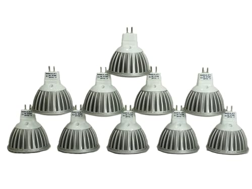 Dapo 10 er Set LED-Leuchtmittel Fassung GU5.3-5Watt 2700K 360lm energiesparende Reflektor Lampe von Dapo