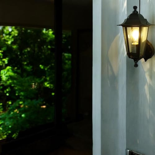 Dapo Außen-Garten-Wand-Leuchte-Lampe KINGSTON schwarz Aluminium Druckguss Balkon-Terrasse-Treppen-Leuchte-Lampe von Dapo