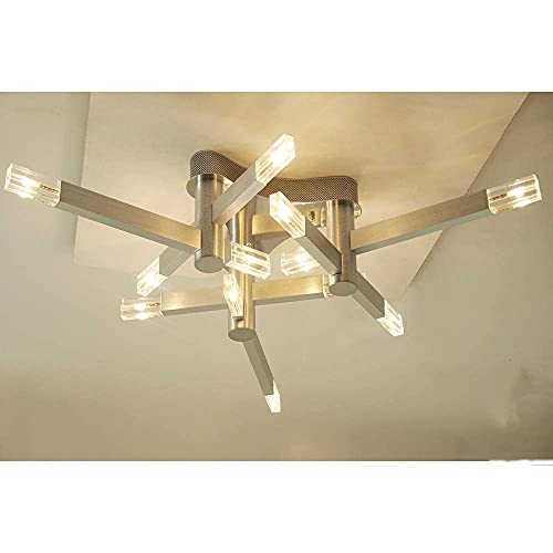 Dapo LOUIS Aluminium-Halogen-Decken-Leuchte-Lampe mit Kristall-Aufsätzen 6x 21,5cm inkl. 12x G4 à 20 W Wohn-Ess-Schlaf-Arbeits-Zimmer-Gang-Flur-Leuchte-Lampe Dapo LOUIS Aluminium-Halogen-Decken-Leuchte-Lampe mit Kristall-Aufsätzen 6x 21,5cm inkl. 12x G4 à 20 W Wohn-Ess-Schlaf-Arbeits-Zimmer-Gang-Flur-Leuchte-Lampe von Dapo