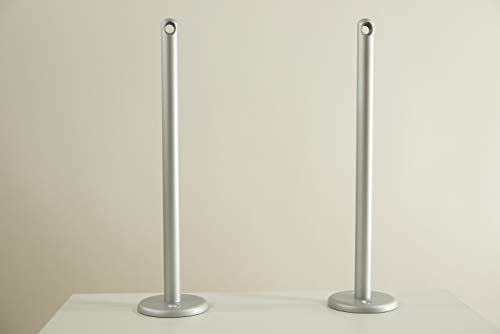 Deckenabhängung für Seilsystem 2er Set Abstandhalter Abhängung silbergrau 21cm für Seilsystem Deckenabhängung für Seilsystem 2er Set Abstandhalter Abhängung silbergrau 21cm für Seilsystem von Dapo