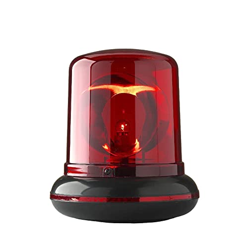 Effekt-Tischleuchte Polizeilicht rot, H: 20 cm, D: 13 cm, Kunststoff. Partyraum, Kinderzimmer, Deko-Idee von Dapo