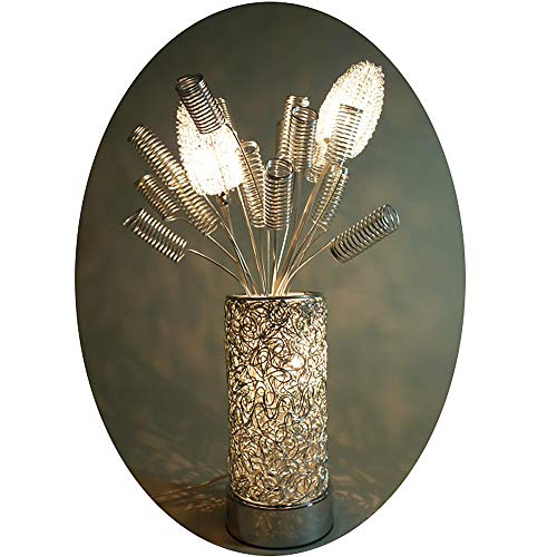 Moderne Tischleuchte Blumenleuchte Melissa Dekoleuchte Nachttischlampe Vasenleuchte von Dapo
