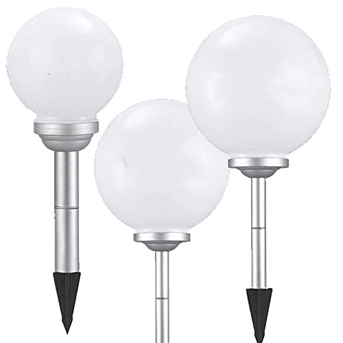 Dapo Solar-Außen-Garten-Kugel-Leuchte-OLA D: 20+25+30cm Wege-Dekokations-Stimmungs-Party-Leuchte-Lampe IP44 (D: 20+25+30cm) von Dapo