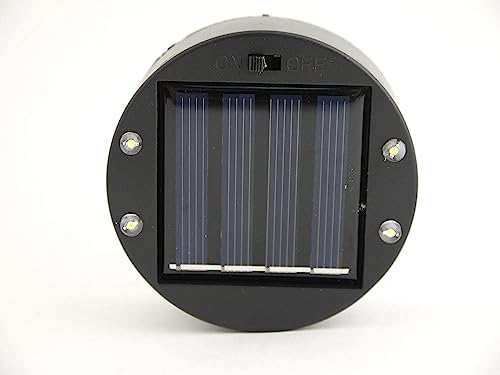 Solarmodul-Solarpanel mit LED Leuchtmitteln für DAPO Solar-Kugel-Leuchte OLA 4000K oder Marla 3000K Ersatzsolareinheit (Ola 4000K - 4 LED) von Dapo