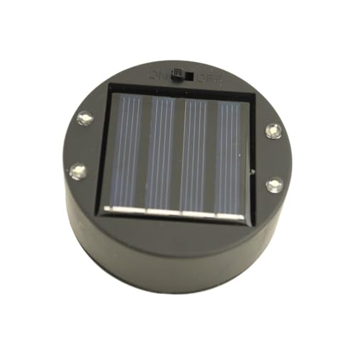 Solarmodul-Solarpanel mit LED Leuchtmitteln für DAPO Solar-Kugel-Leuchte OLA 4000K oder Marla 3000K Ersatzsolareinheit (Ola 4000K - 4 LED) von Dapo