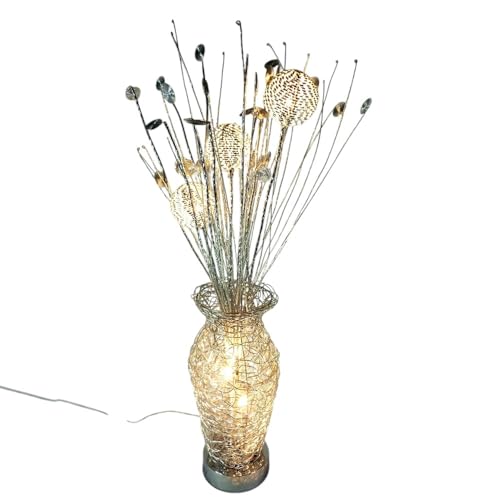 Stehleuchte Jolanda 5-flammig Blumen-Vasen-Leuchte Standlampe von Dapo