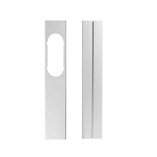 Dapuly 2PCS Universal Mobile Klimaanlage einstellbare Fenster Dichtungsplatte Schiene Baffle PVC Fenster Adapterplatte für SchiebefensterTür von Dapuly
