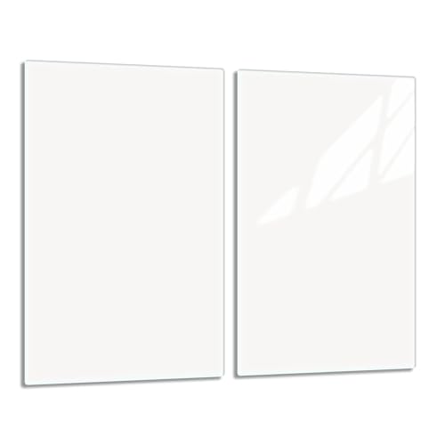DarHaus Herdabdeckplatte Abdeckung Ceranfeld Abdeckplatte Schneidebrett 2-Teilig 30x52 cm Weiß DarHaus Herdabdeckplatte Abdeckung Ceranfeld Abdeckplatte Schneidebrett 2-Teilig 30x52 cm Weiß von DarHaus