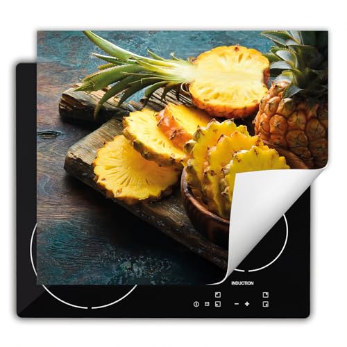 DarHaus Herdabdeckplatte Einteilig Küche Herdabdeckung Ceranfeld Herdabdeckplatten Anti Rutsch Matte Aufrollbar 60x52 cm, Ananas - Holz DarHaus Herdabdeckplatte Einteilig Küche Herdabdeckung Ceranfeld Herdabdeckplatten Anti Rutsch Matte Aufrollbar 60x52 cm, Ananas - Holz von DarHaus