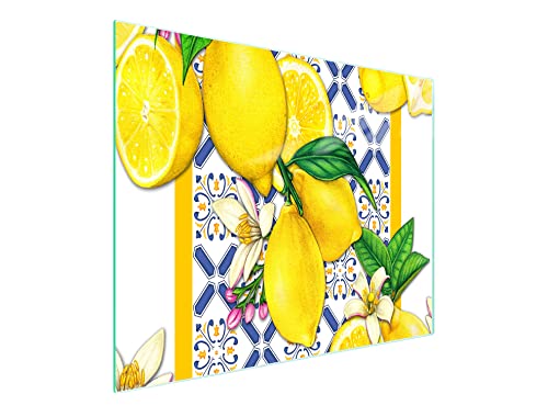 DarHaus Herdabdeckplatte einteilig 52x30 cm Ceranfeld Abdeckung Glas Spritzschutz Abdeckplatte Glasplatte Herd Ceranfeldabdeckung Deko, Zitrone Gelb DarHaus Herdabdeckplatte einteilig 52x30 cm Ceranfeld Abdeckung Glas Spritzschutz Abdeckplatte Glasplatte Herd Ceranfeldabdeckung Deko, Zitrone Gelb von DarHaus