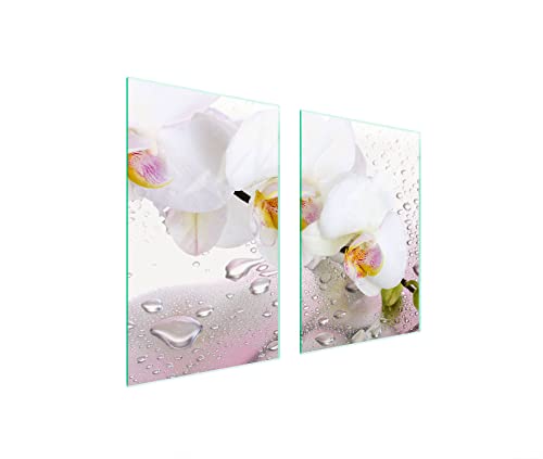 DarHaus Herdabdeckplatten 2 Teilig 65x52 cm Ceranfeldabdeckung Küche Elektroherd Induktion Herdschutz Spritzschutz Glasplatte Schneidebrett, Orchidee Weiß DarHaus Herdabdeckplatten 2 Teilig 65x52 cm Ceranfeldabdeckung Küche Elektroherd Induktion Herdschutz Spritzschutz Glasplatte Schneidebrett, Orchidee Weiß von DarHaus