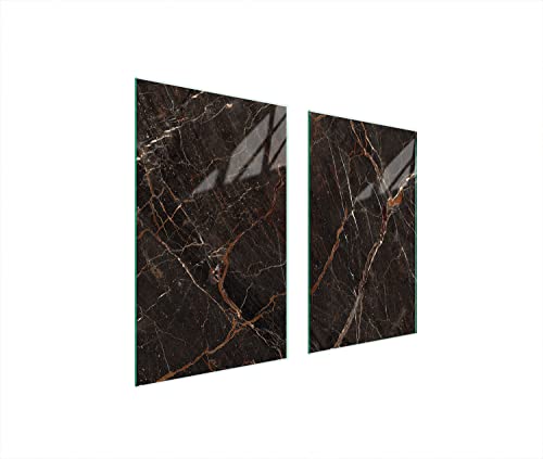 DarHaus Herdabdeckplatten tweiteilig 75x52 cm Ceranfeld Abdeckung Glas Spritzschutz Abdeckplatte Glasplatte Herd Ceranfeldabdeckung Deko, Marmor Braun DarHaus Herdabdeckplatten tweiteilig 75x52 cm Ceranfeld Abdeckung Glas Spritzschutz Abdeckplatte Glasplatte Herd Ceranfeldabdeckung Deko, Marmor Braun von DarHaus