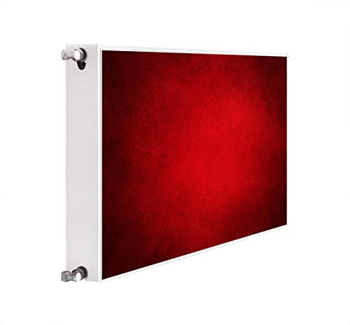 DarHaus Magnet Heizkörperverkleidung Heizkörperabdeckung Heizung Schutz, 100x60 Motiv ROT von DarHaus