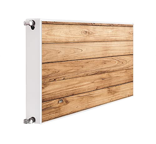 DarHaus Magnet Heizkörperverkleidung Heizkörperabdeckung Heizung Schutz, 120x60 Motiv Holz von DarHaus