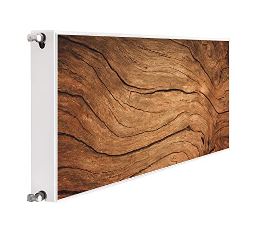 DarHaus Magnet Heizkörperverkleidung Heizkörperabdeckung Heizung Schutz, 160x60 Motiv Holz von DarHaus