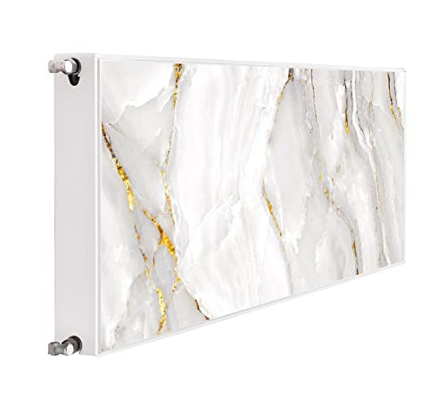 DarHaus Magnet Heizkörperverkleidung Heizkörperabdeckung Heizung Schutz, 160x60 Motiv MARMOR von DarHaus