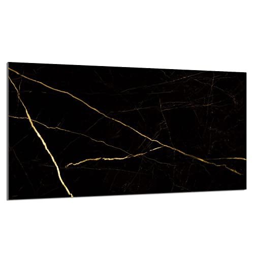 Herdabdeckplatte 90x52 cm 1-teilig Ceranfeldabdeckung Induktion Herdschutz Spritzschutz Glasplatte Deko Schneidebrett, Marmor Golden Herdabdeckplatte 90x52 cm 1-teilig Ceranfeldabdeckung Induktion Herdschutz Spritzschutz Glasplatte Deko Schneidebrett, Marmor Golden von DarHaus