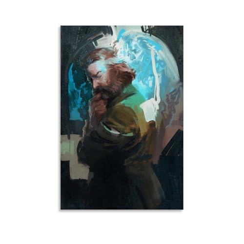 DaranKaep Game Disco Elysium Logician Poster Dekorative Malerei Leinwand Wandkunst Wohnzimmer Poster Schlafzimmer Malerei,Wandkunst Bilddruck Moderne Familienzimmer Dekor 24x36inch(60x90cm) von DaranKaep