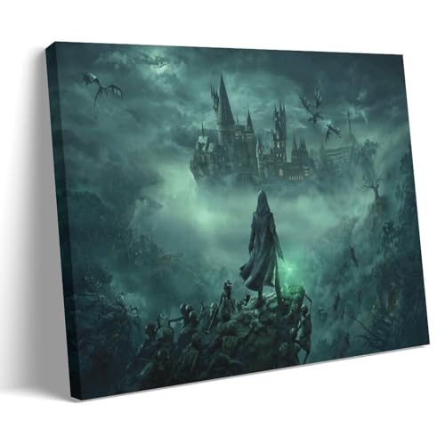 DaranKaep Hogwarts Legacy Poster Dekorative Malerei Leinwand Wandkunst Wohnzimmer Poster Schlafzimmer Malerei,Wandkunst Bilddruck Moderne Familienzimmer Dekor 12x18inch(30x45cm) von DaranKaep