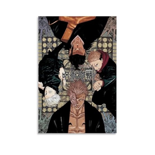 DaranKaep Jujutsu Kaisen Anime Poster Dekorative Malerei Leinwand Wandkunst Wohnzimmer Poster Schlafzimmer Malerei,Wandkunst Bilddruck Moderne Familienzimmer Dekor 12x18inch(30x45cm) von DaranKaep