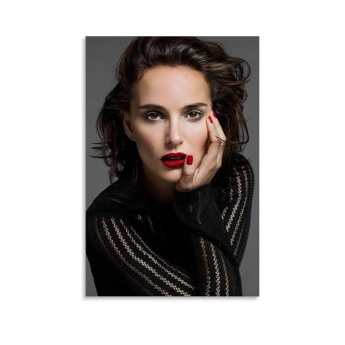 DaranKaep NATALIE PORTMAN Actress Poster Dekorative Malerei Leinwand Wandkunst Wohnzimmer Poster Schlafzimmer Malerei,Wandkunst Bilddruck Moderne Familienzimmer Dekor 08x12inch(20x30cm) von DaranKaep