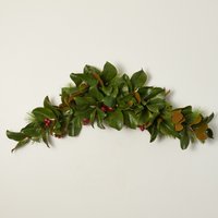 Weihnachtslaub Mit Künstlichem Rotem Apfel & Winter Pinecone Classic Holiday Magnolia Swag Weihnachtslaub Mit Künstlichem Rotem Apfel & Winter Pinecone Classic Holiday Magnolia Swag von DarbyCreekTrading