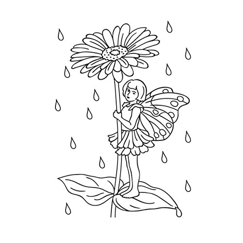 Darice 30008396 Prägefolder - Schablone, Märchengarten, Plastik, transparent, 10.8 x 14.6 x 0.3 cm von Darice